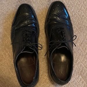 Florsheim Royal Imperial Black Leather Wingtip Oxfords